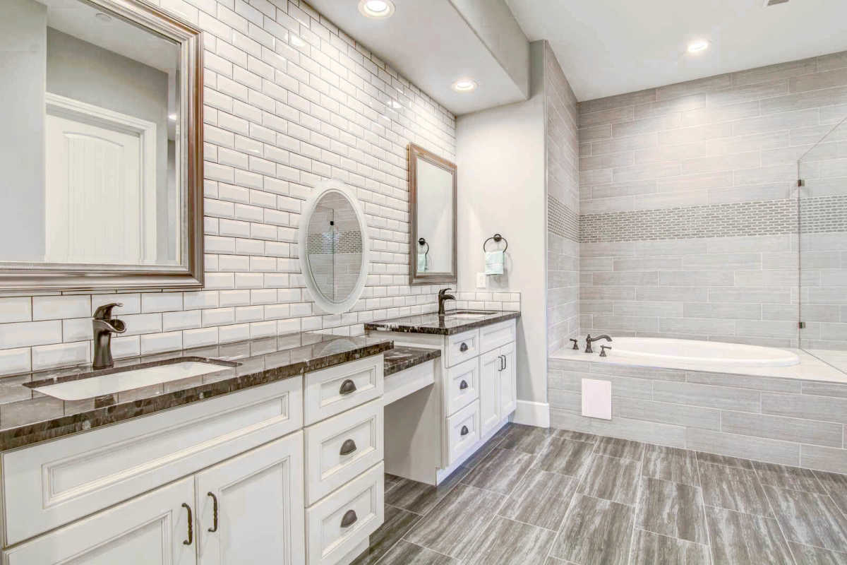 remodeled bathroom